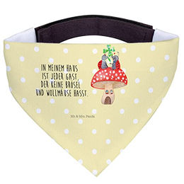 Mr. & Mrs. Panda Hundefliege Marienkäfer Paar Fliegenpilz Gelb Pastell – Bild 1 von 6