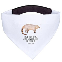 Mr. & Mrs. Panda Hundefliege Nasenbär Weiß – Bild 1 von 7