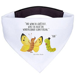 Mr. & Mrs. Panda Hundefliege Raupe & Schmetterling Weiß – Bild 1 von 5