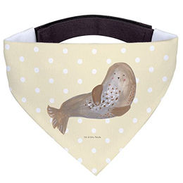 Mr. & Mrs. Panda Hundefliege Robbe lachend Gelb Pastell – Bild 1 von 8