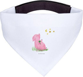 Produktbild von Mr. & Mrs. Panda Hundefliege Schwein Glück - Weiß