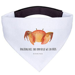 Mr. & Mrs. Panda Hundefliege Sternzeichen Krebs - Weiß – Bild 1 von 6