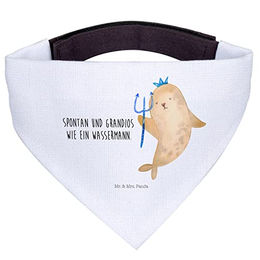 Mr. & Mrs. Panda Hundefliege Sternzeichen Wassermann - Weiß – Bild 1 von 6