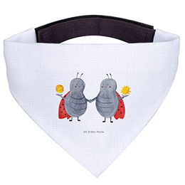 Mr. & Mrs. Panda Hundefliege Sternzeichen Zwilling Weiß – Bild 1 von 4