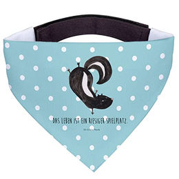 Mr. & Mrs. Panda Hundefliege Stinktier Handstand Türkis Pastell – Bild 1 von 6