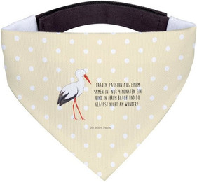 Produktbild von Mr. & Mrs. Panda Hundefliege Storch Gelb Pastell