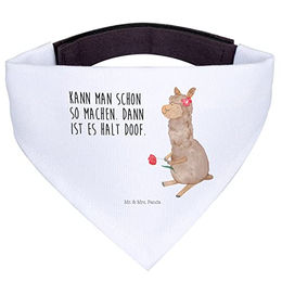 Mr. & Mrs. Panda Hundehalstuch Alpaka Blume Weiß – Bild 1 von 7