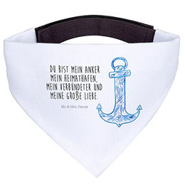 Mr. & Mrs. Panda Hundehalstuch Anker Blau - Weiß – Bild 1 von 8