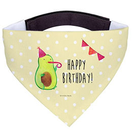 Mr. & Mrs. Panda Hundehalstuch Avocado Geburtstag – Bild 1 von 7