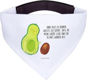 Produktbild von Mr. & Mrs. Panda Hundehalstuch Avocado Kern rollt
