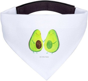 Produktbild von Mr. & Mrs. Panda Hundehalstuch Avocado Pärchen Weiß