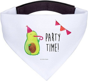 Produktbild von Mr. & Mrs. Panda Hundehalstuch Avocado Party Time Weiß