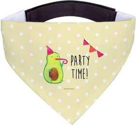 Produktbild von Mr. & Mrs. Panda Hundehalstuch Avocado Party Zeit Gelb Pastell