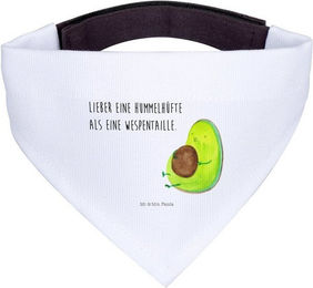 Produktbild von Mr. & Mrs. Panda Hundehalstuch Avocado Pfeifen Weiß