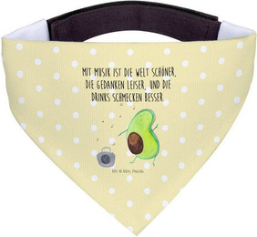 Produktbild von Mr. & Mrs. Panda Hundehalstuch Avocado Tanzen Gelb Pastell