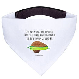 Mr. & Mrs. Panda Hundehalstuch Avocado Yoga Weiß – Bild 1 von 5