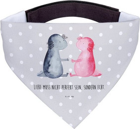 Produktbild von Mr. & Mrs. Panda Hundehalstuch Axolotl Liebe