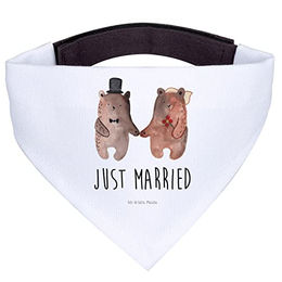 Mr. & Mrs. Panda Hundehalstuch Bär Heirat – Bild 1 von 8
