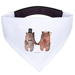 Mr. & Mrs. Panda Hundehalstuch Bär Heirat – Bild 1 von 4