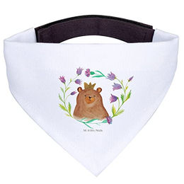 Mr. & Mrs. Panda Hundehalstuch Bär Königin - Weiß – Bild 1 von 4