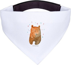 Produktbild von Mr. & Mrs. Panda Hundehalstuch Bär Party Weiß