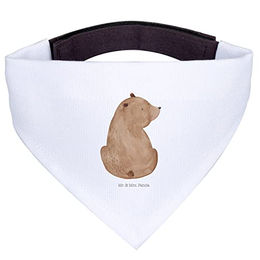 Mr. & Mrs. Panda Hundehalstuch Bär Schulterblick Weiß – Bild 1 von 6