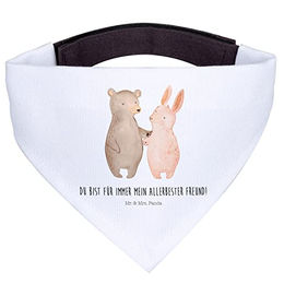 Mr. & Mrs. Panda Hundehalstuch Bär und Hase Umarmen – Bild 1 von 8