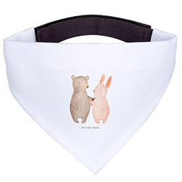 Mr. & Mrs. Panda Hundehalstuch Bär und Hase Umarmung – Bild 1 von 7