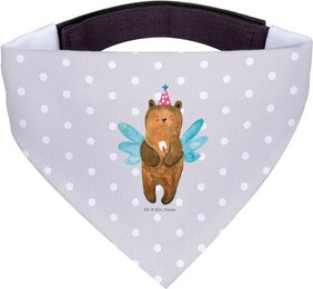 Produktbild von Mr. & Mrs. Panda Hundehalstuch Bär Zahnfee - Grau Pastell