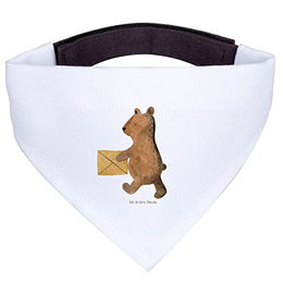 Mr. & Mrs. Panda Hundehalstuch Bär Zuhause - Weiß – Bild 1 von 4