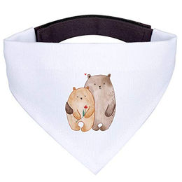 Mr. & Mrs. Panda Hundehalstuch Bären Liebe Weiß – Bild 1 von 4