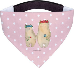 Produktbild von Mr. & Mrs. Panda Hundehalstuch Bären mit Blumenkranz