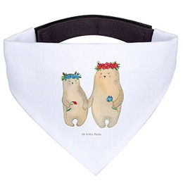 Mr. & Mrs. Panda Hundehalstuch Bären mit Blumenkranz – Bild 1 von 8