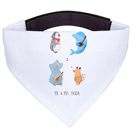 Mr. & Mrs. Panda Hundehalstuch Big Band - Weiß – Bild 1 von 6