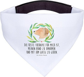 Produktbild von Mr. & Mrs. Panda Hundehalstuch Blumen Weiß