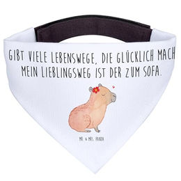 Mr. & Mrs. Panda Hundehalstuch Capybara Blume Weiß – Bild 1 von 7
