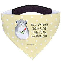 Mr. & Mrs. Panda Hundehalstuch Chinchilla Blume Gelb Pastell – Bild 1 von 6