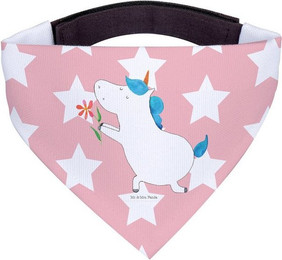 Produktbild von Mr. & Mrs. Panda Hundehalstuch Einhorn Blume - Rot Pastell