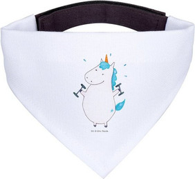 Produktbild von Mr. & Mrs. Panda Hundehalstuch Einhorn Fitness - Weiß - M