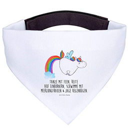 Mr. & Mrs. Panda Hundehalstuch Einhorn Fliegendes Pferd Weiß klein – Bild 1 von 7