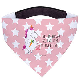 Mr. & Mrs. Panda Hundehalstuch Einhorn Gemüse Rot Pastell – Bild 1 von 5