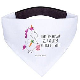 Mr. & Mrs. Panda Hundehalstuch Einhorn Gemüse Weiß – Bild 1 von 5