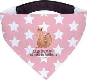 Produktbild von Mr. & Mrs. Panda Hundehalstuch Einhorn Glauben Rot Pastell
