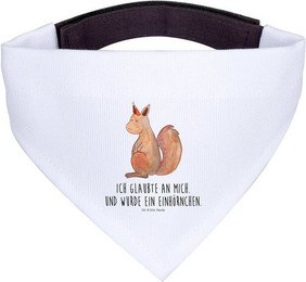 Produktbild von Mr. & Mrs. Panda Hundehalstuch Einhorn Glauben Weiß