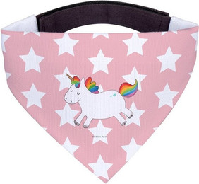 Produktbild von Mr. & Mrs. Panda Hundehalstuch Einhorn Happy - Rot Pastell