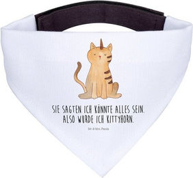 Produktbild von Mr. & Mrs. Panda Hundehalstuch Einhorn Katze Weiß