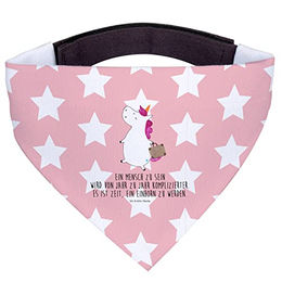 Mr. & Mrs. Panda Hundehalstuch Einhorn Koffer - Rot Pastell – Bild 1 von 7
