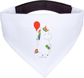 Produktbild von Mr. & Mrs. Panda Hundehalstuch Einhorn Luftballon Weiß