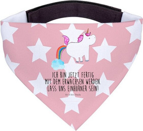Produktbild von Mr. & Mrs. Panda Hundehalstuch Einhorn Pupsen Rot Pastell