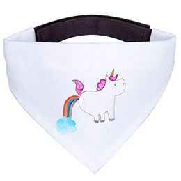 Mr. & Mrs. Panda Hundehalstuch Einhorn Pupsen Weiß – Bild 1 von 4